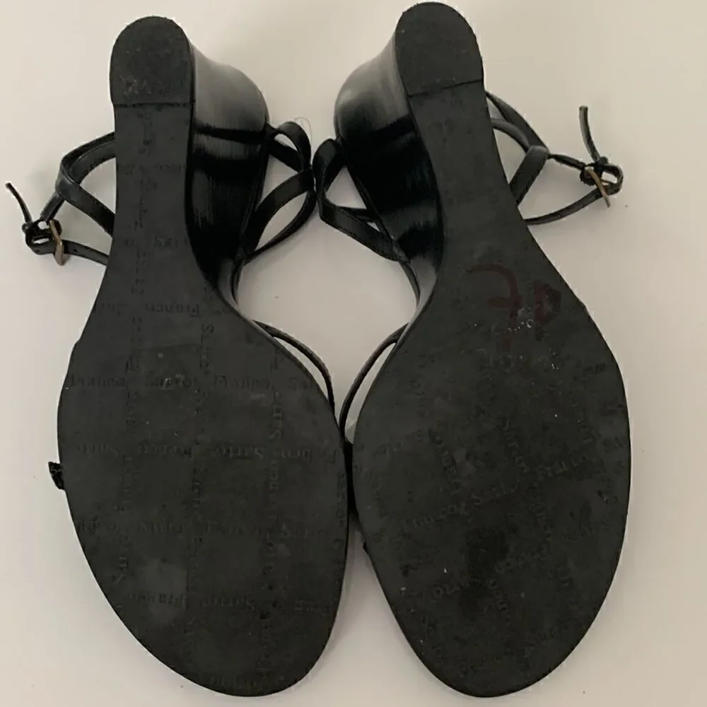 Franco Sarto Wedge Heels Sandals Size 9,5